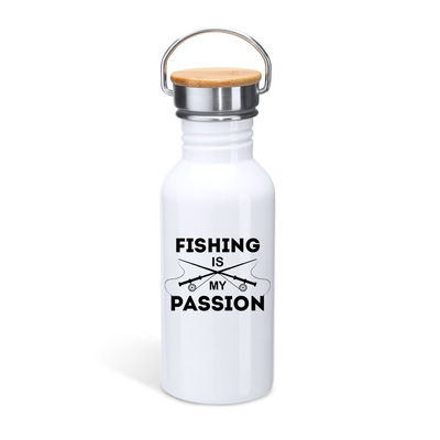 Μπουκάλι θερμός με καπάκι μπαμπού | Fishing is my Passion