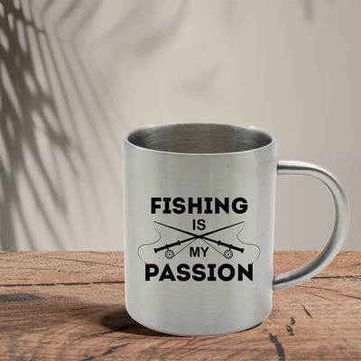 Mεταλλική Κούπα | Fishing is my Passion