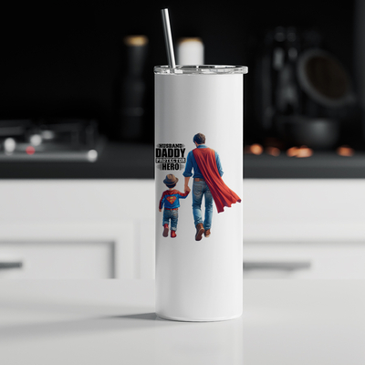 Tumbler θερμός |  Husband Daddy Hero