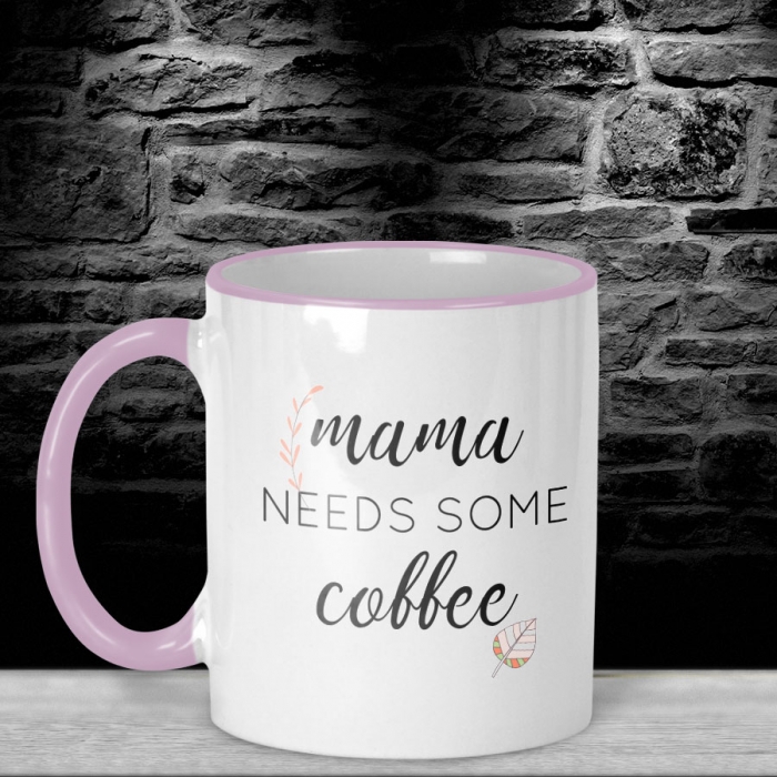 Mug Color Handle Family Designs-Mum-005