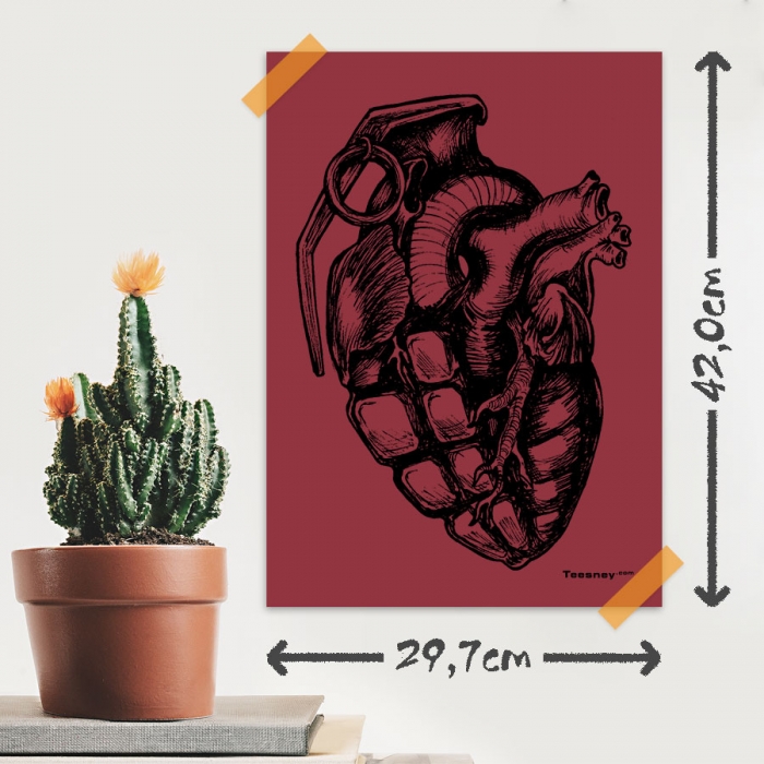 Αφίσα Α3 | Heart Grenade