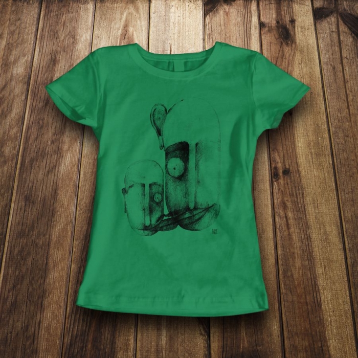 Women Classic T-shirt  | Abstract Faces