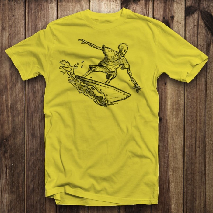 Unisex T-shirt | Skull Surfer