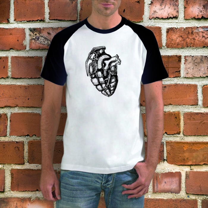 Baseball T-shirt | Heart Grenade