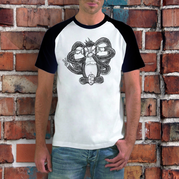 Baseball T-shirt | Three Monkeys