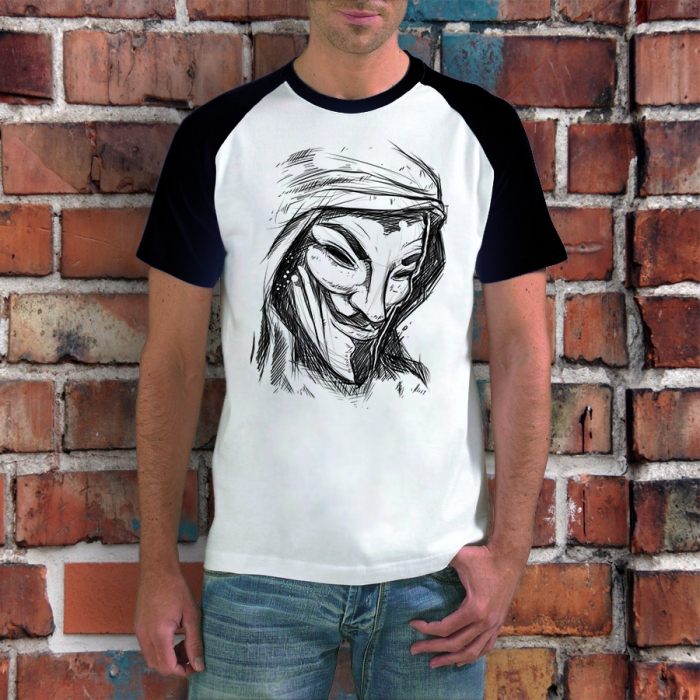 Baseball T-shirt | V for Vendetta