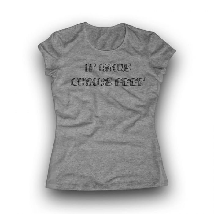 IT RAINS CHAIR'S FEET Women Classic T-shirt