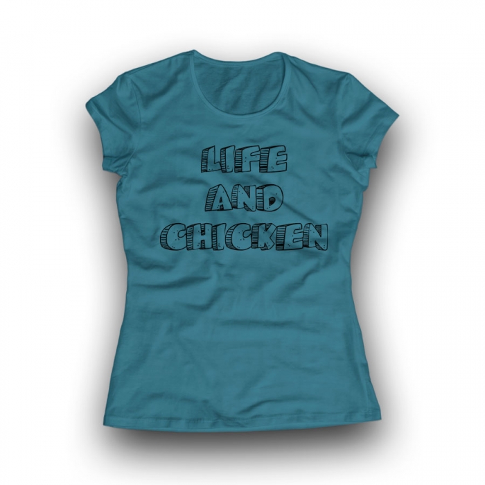 LIFE AND CHICKEN Women Classic T-shirt