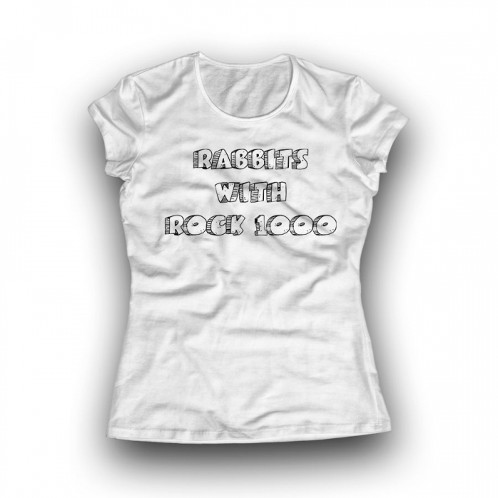 RABBITS WITH ROCK 1000 Women Classic T-shirt