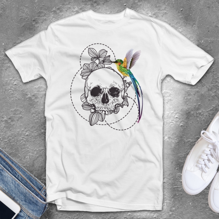 Unisex T-shirt | Bird & Skull