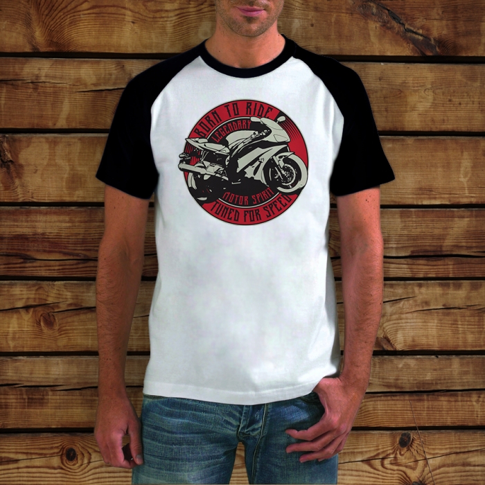 Baseball T-shirt | Born To Ride