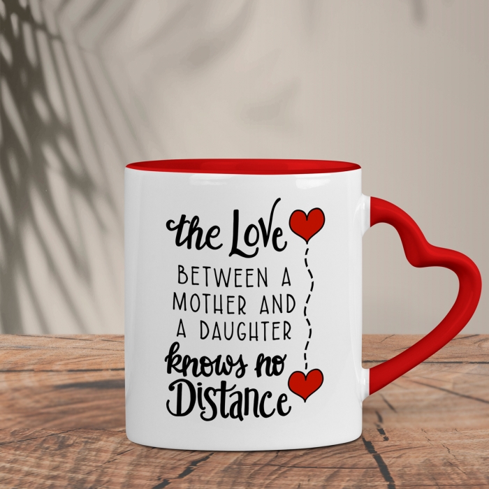 Δίχρωμη Κούπα Καρδιά | The love between a mother and a daughter knows no...