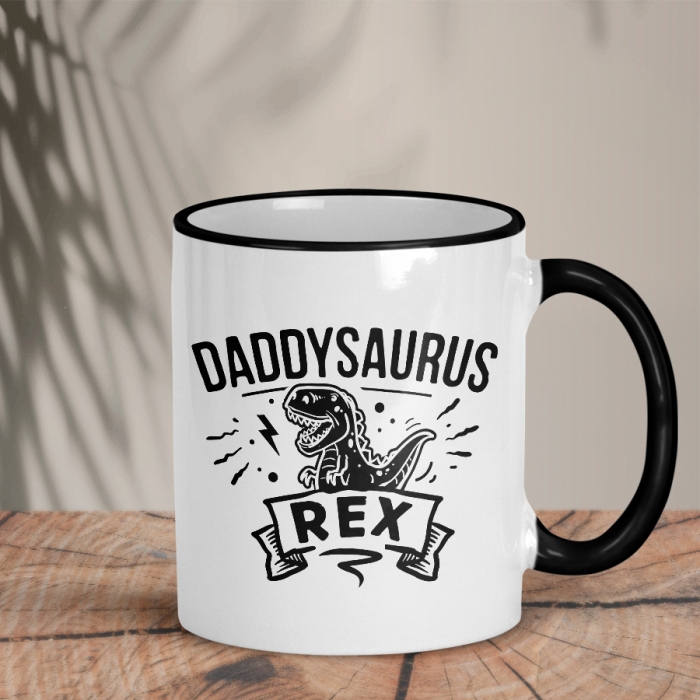 Δίχρωμη Κούπα | Daddysaurus Rex