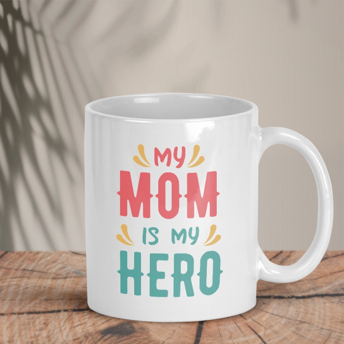 Λευκή κούπα | My Mom is my Hero
