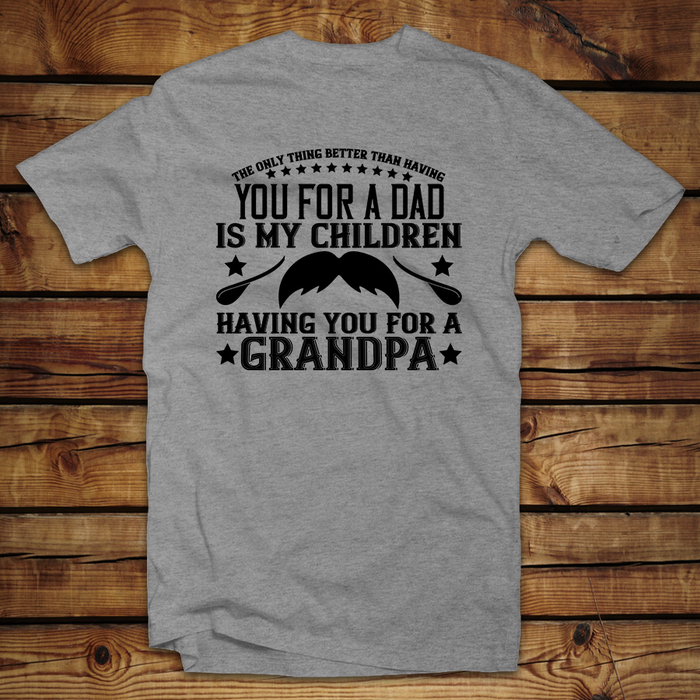 Unisex Classic T-shirt | Dad and my children's Grandpa