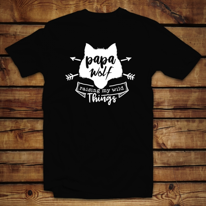 Μπλουζάκι unisex | Papa Wolf