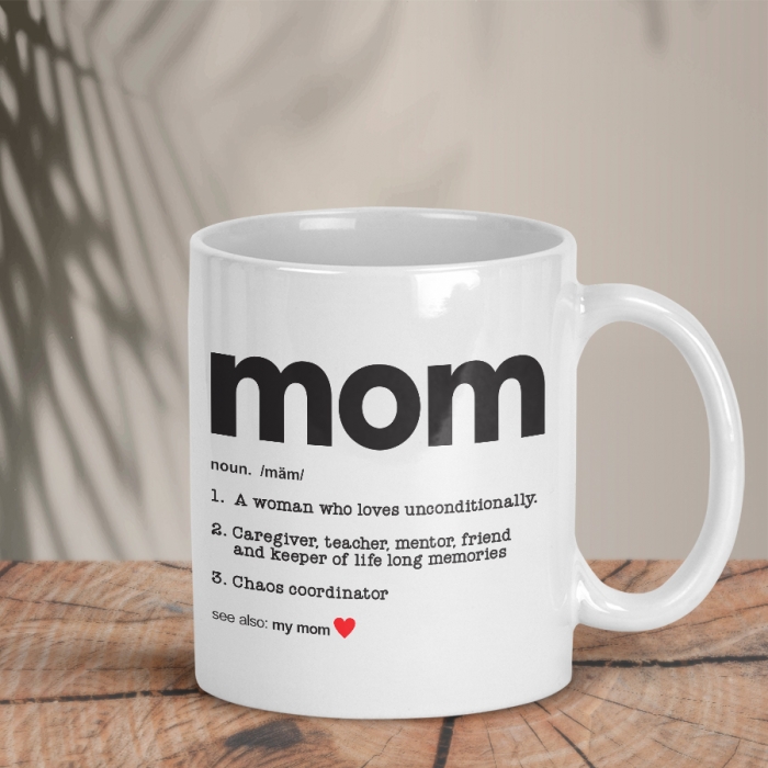 Λευκή κούπα | Mom meaning