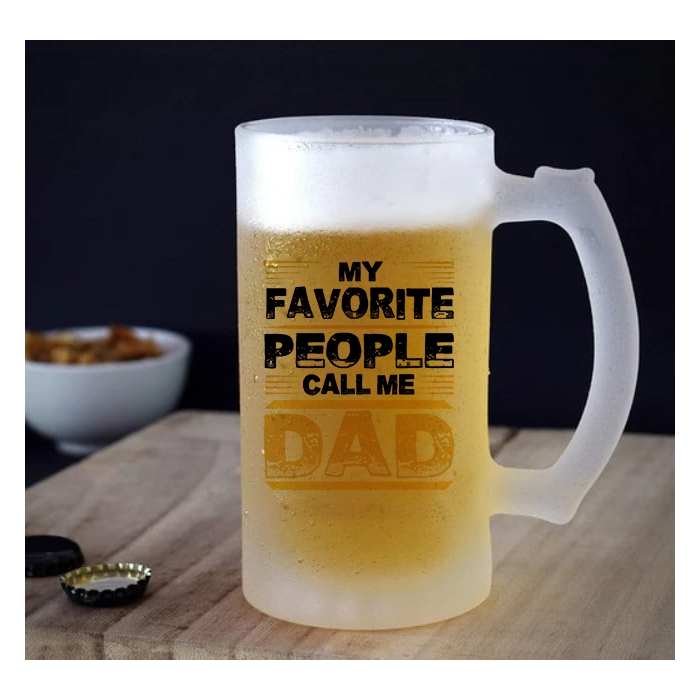 Ποτήρι μπίρας | My favorite people call me Dad