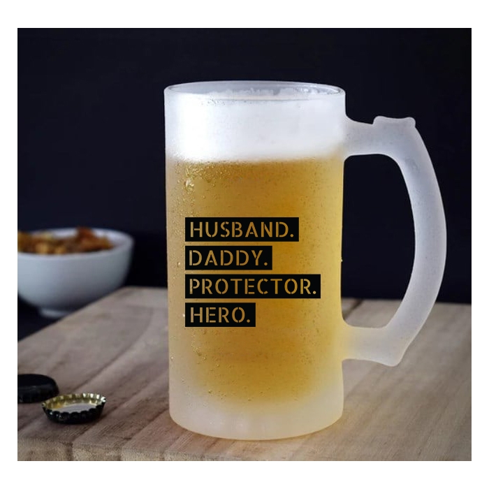 Ποτήρι μπίρας | Husband Daddy Protector Hero