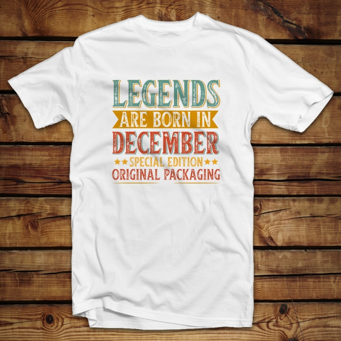 Unisex Classic T-shirt  |  Legends are born in  December