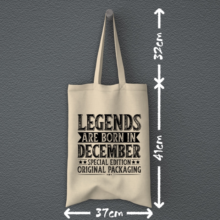 Tote Bag | Legends are born in December