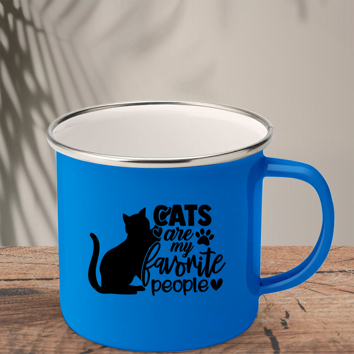 Εμαγιέ Κούπα | Cats are my favorite people