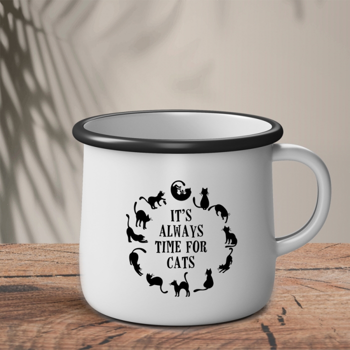 Εμαγιέ Κούπα | It's always time for cats
