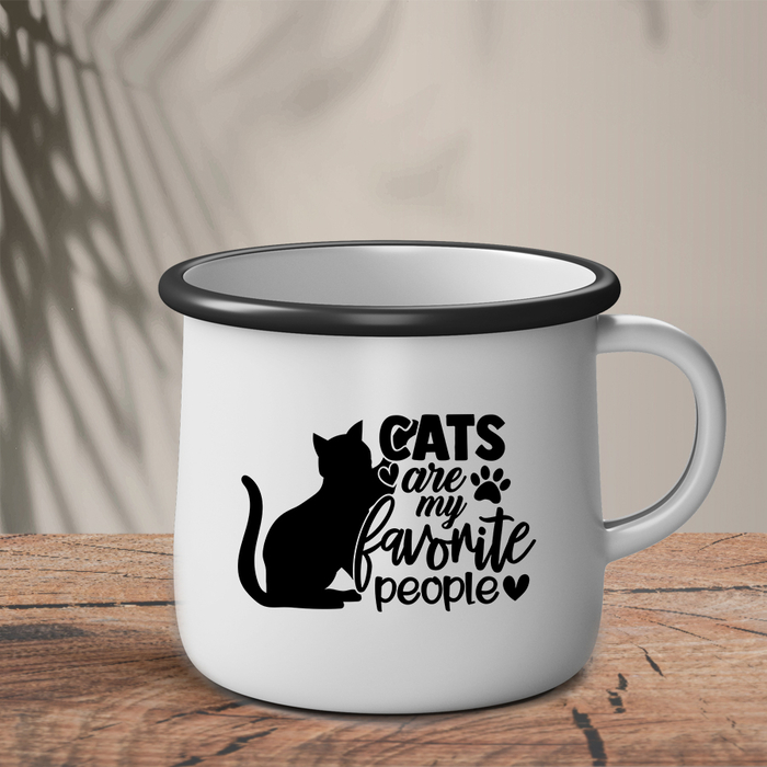 Εμαγιέ Κούπα | Cats are my favorite people