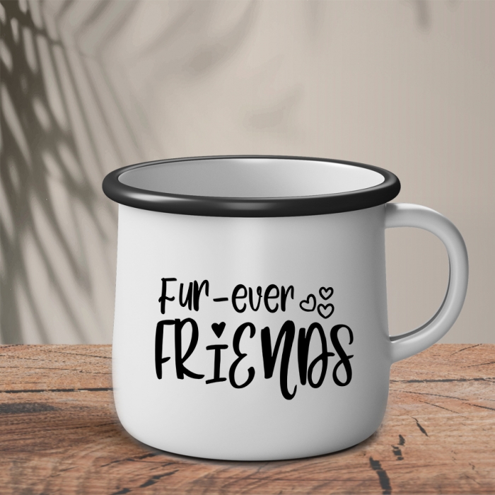 Εμαγιέ Κούπα | Fur-ever friends