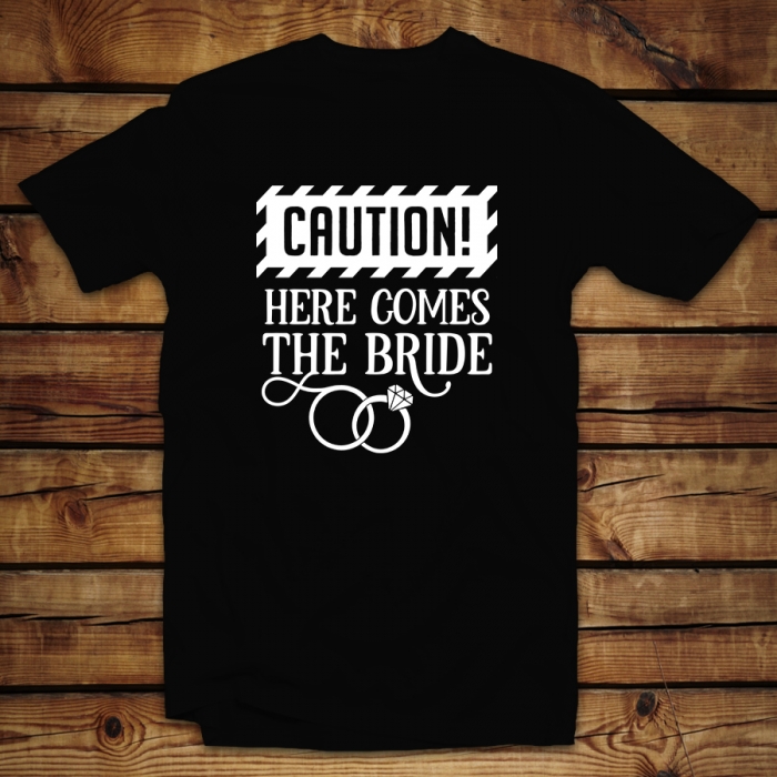 Mπλουζάκι Unisex | Caution Here comes the Bride