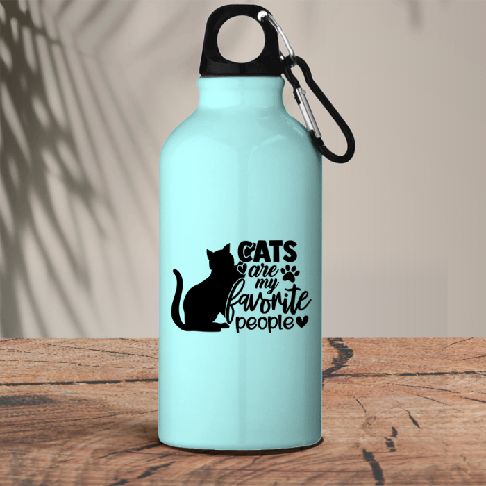 Μεταλλικό μπουκάλι θερμό 600 ml | Cats are my favorite people