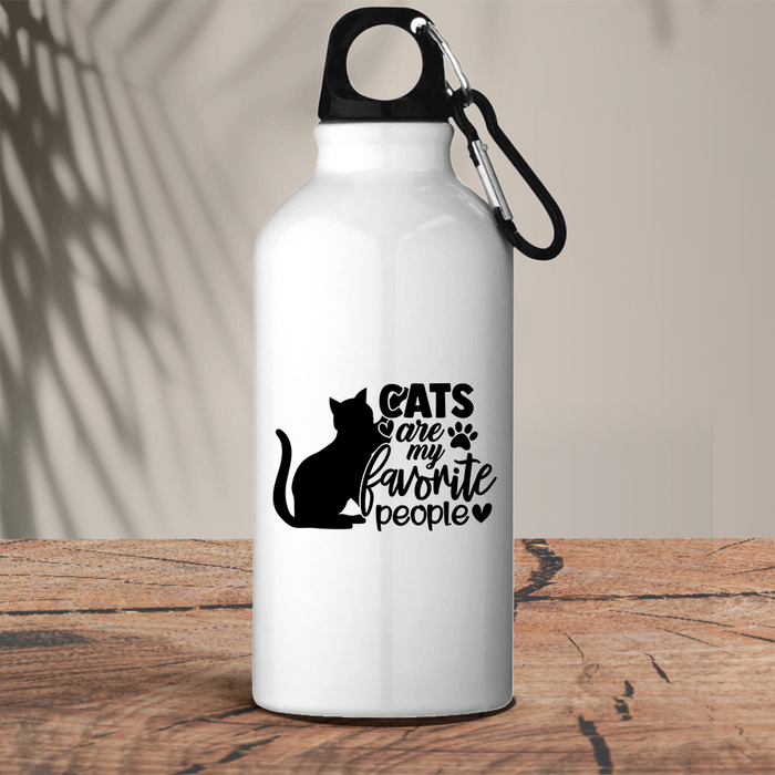 Μεταλλικό μπουκάλι θερμό 600 ml | Cats are my favorite people