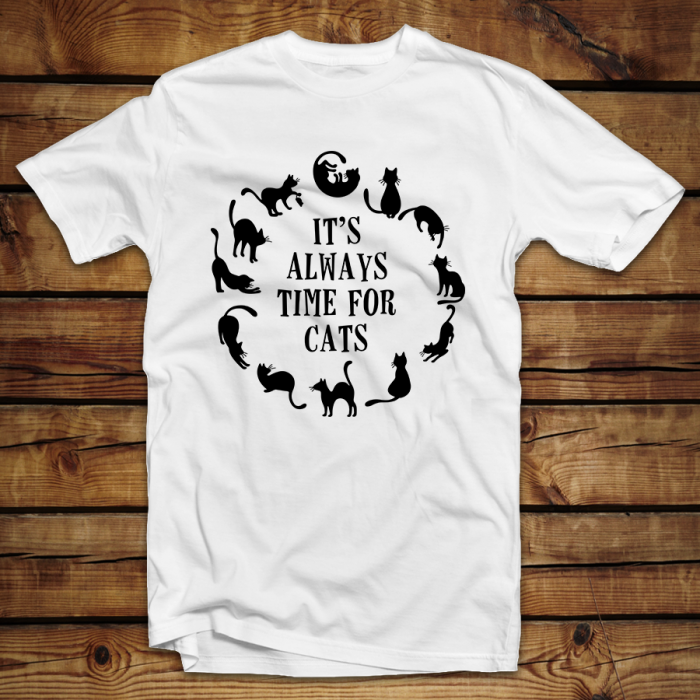 Unisex μπλουζάκι | It's always time for cats