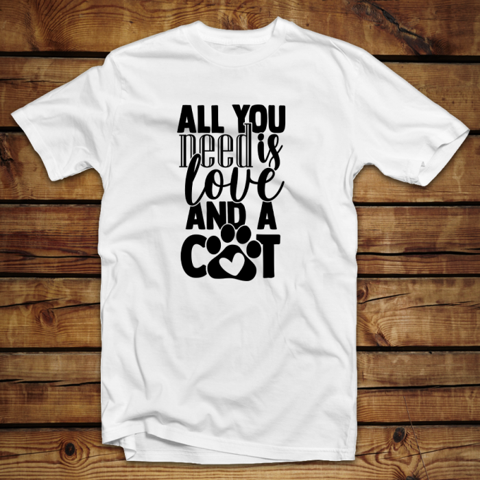 Unisex μπλουζάκι | All you need is love and a cat