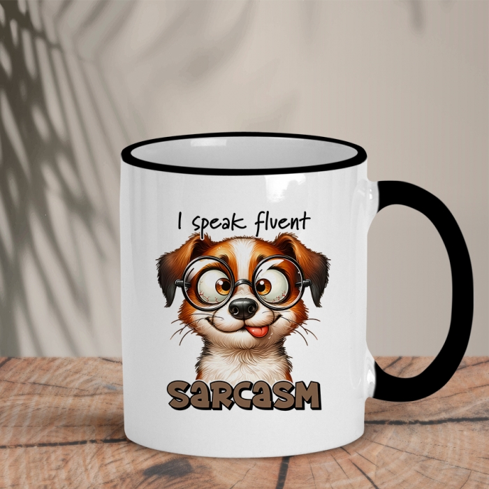 Δίχρωμη Κούπα | I speak fluent sarcasm