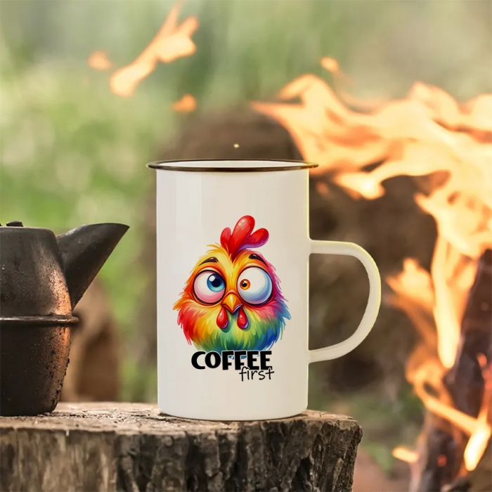 Εμαγιέ Κούπα 440 ml | Coffee first