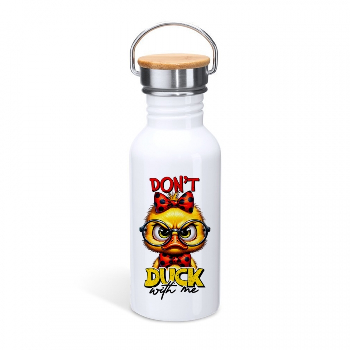 Μπουκάλι με καπάκι μπαμπού | Don't duck with me