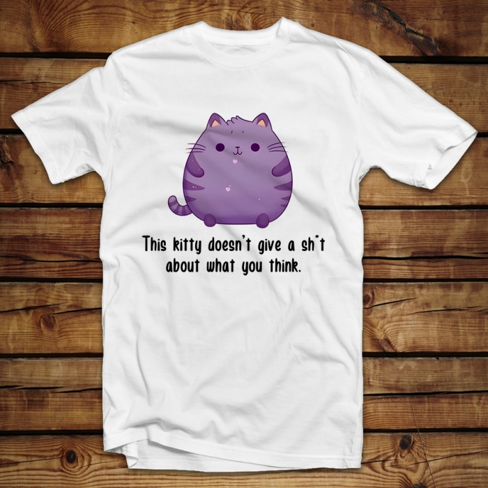 Unisex μπλουζάκι | This kitty doesn't give a sh't