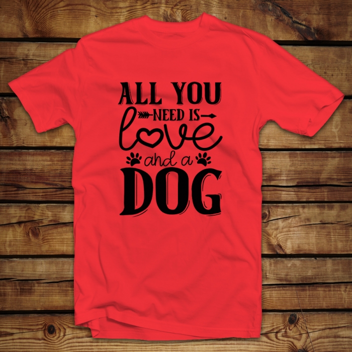 Unisex μπλουζάκι | All you need is love and a dog