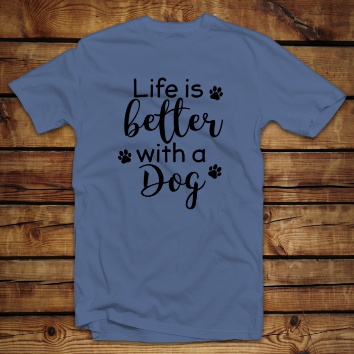 Unisex μπλουζάκι | Life is better with a dog