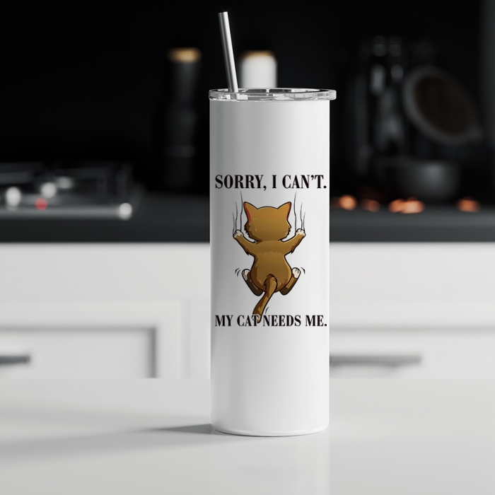 Tumbler θερμός | My cat needs me