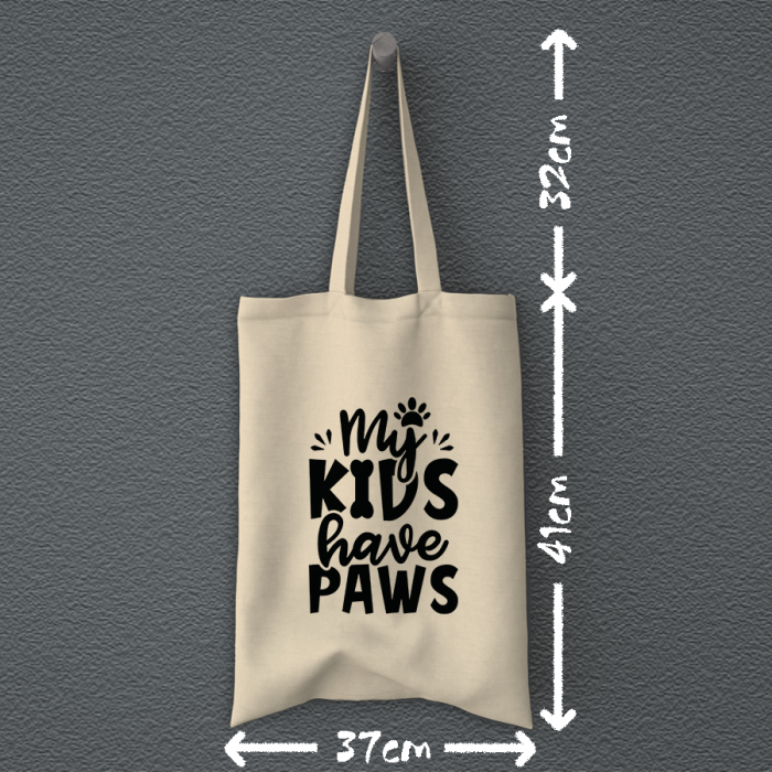 Υφασμάτινη τσάντα | My kids have paws