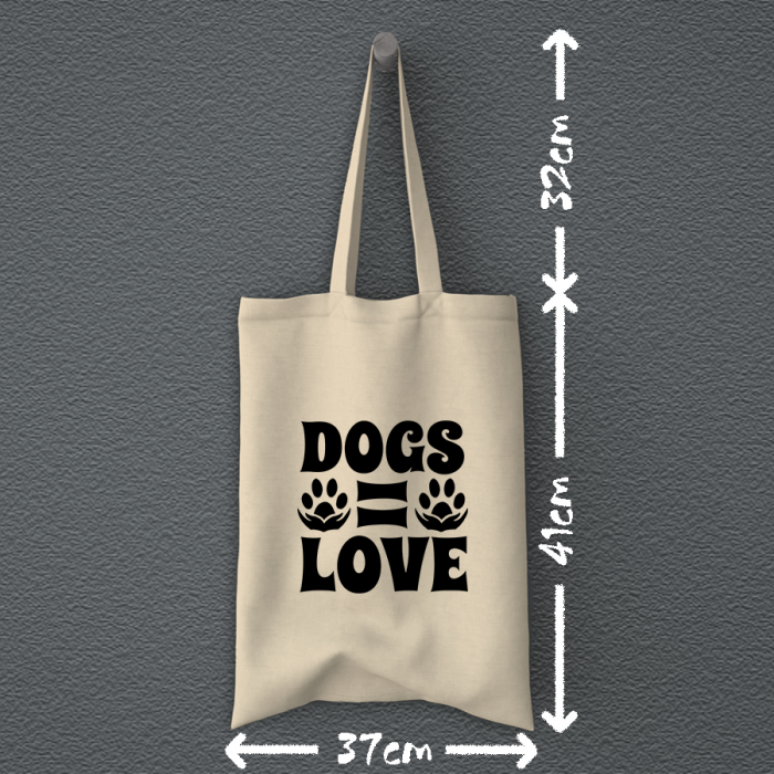 Υφασμάτινη τσάντα | Dogs = Love