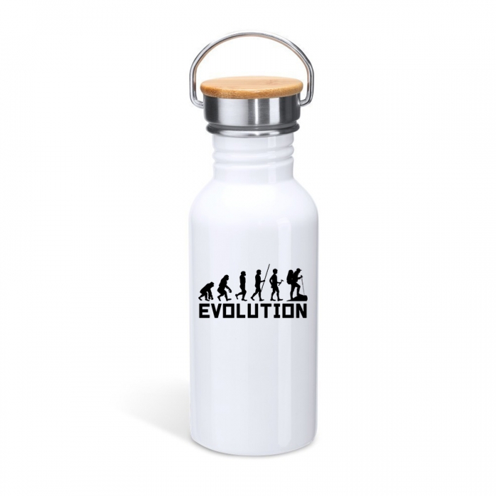Μπουκάλι θερμός με καπάκι μπαμπού | Evolution