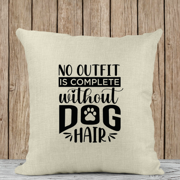 Μαξιλάρι Λινό | No outfit is complete without dog hair