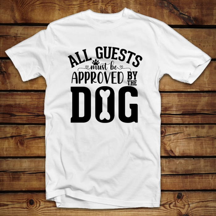 Unisex μπλουζάκι | All guests must be approved by the dog