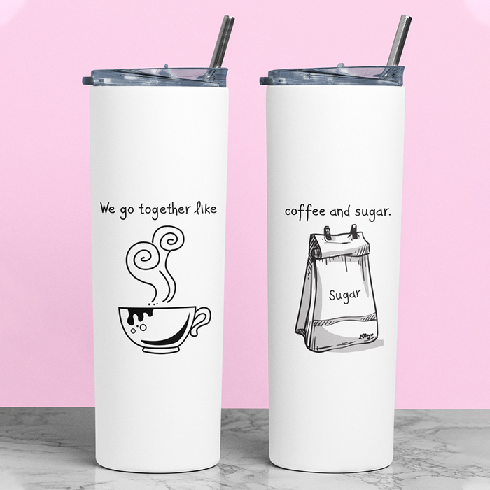 Σετ Tumbler θερμός για Ζευγάρια | Coffee & Sugar