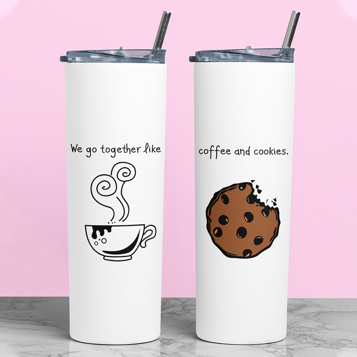 Σετ Tumbler θερμός για Ζευγάρια | Coffee & Cookies