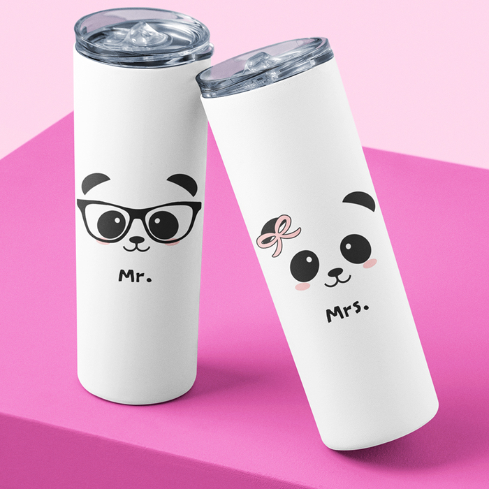 Σετ Tumbler θερμός για Ζευγάρια | Panda