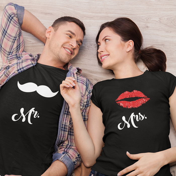 Σετ Μπλουζάκια | Moustache & Lips